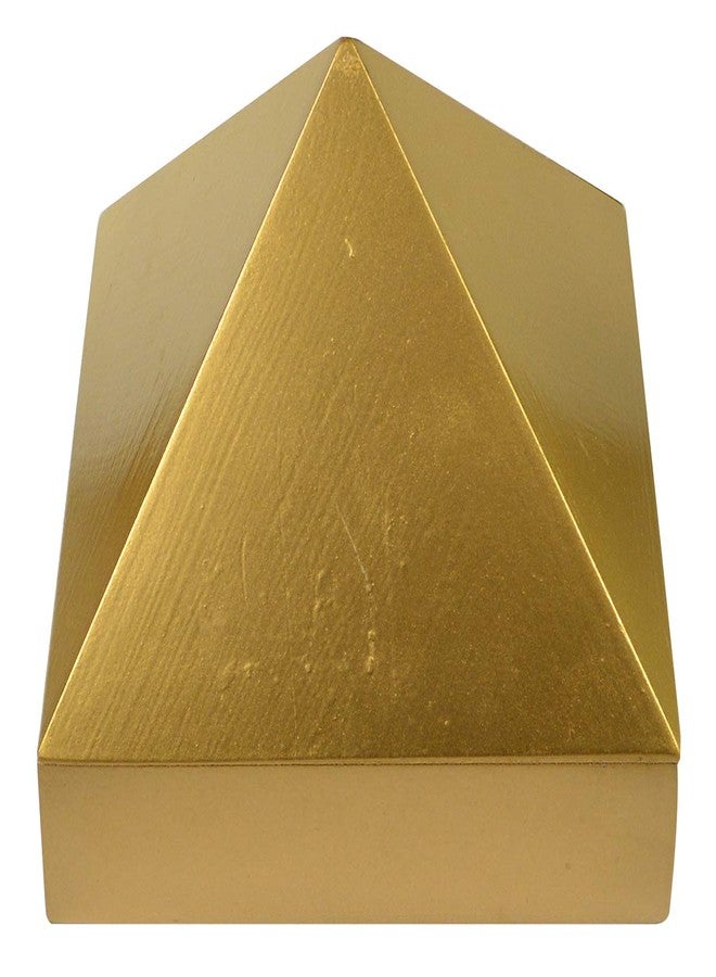 Crystu صندوق أمنيات هرمي خشبي من كريستو، مقاس 4 بوصات، مناسب للريكي والعلاج بالكريستال - Image 5