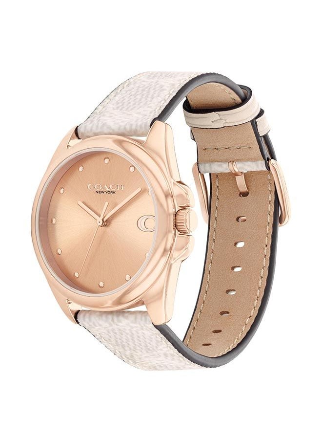 COACH Women Analog Round Shape Leather Wrist Watch 36 mm  - Image 2