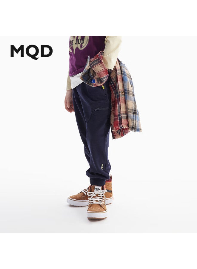 Mqd Maqidun Kids Knit Jogger Pants Autumn New Multicolor Children's Sports Pants - Image 1