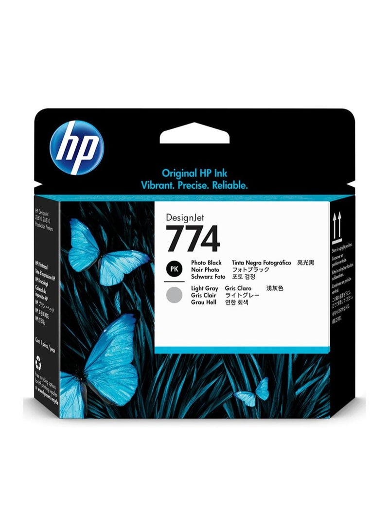 HP 774 Photo Black/Light Gray DesignJet Printhead Photo Black/Light Gray