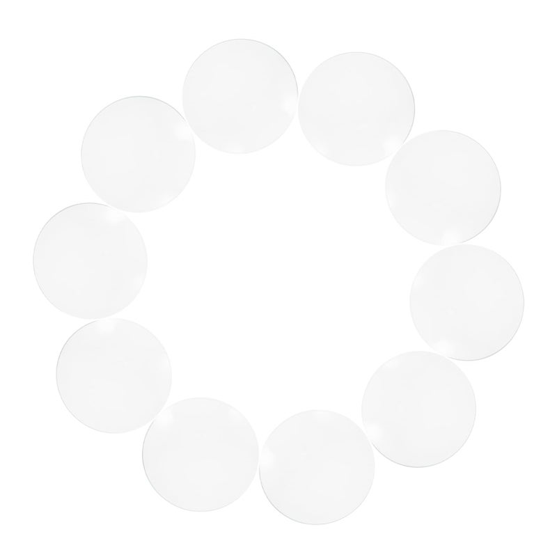 School Lab Watch Glass Set 10pcs Evaporating Dish Size 6 4X6 4X0 5CM For Science Experiments - Image 2