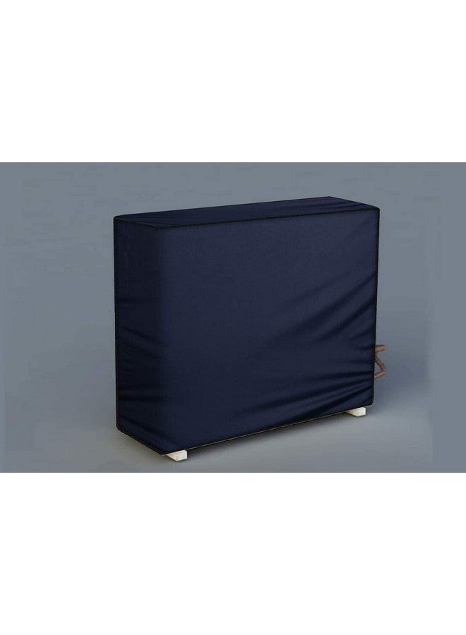 Da Anushi Split AC Cover Outdoor Unit for 1.5 Ton Capacity AC, All Weather Cover/Dustproof/Water Resistant (Blue), Polyester - Image 2