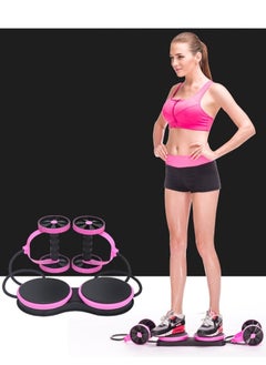 Generic Multifunction Abdominal Wheel - Pink/Black  - Image 5