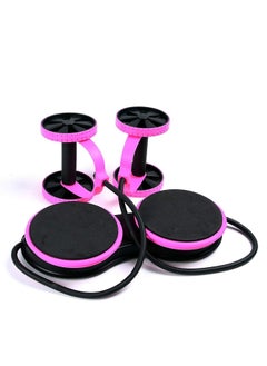 Generic Multifunction Abdominal Wheel - Pink/Black  - Image 4