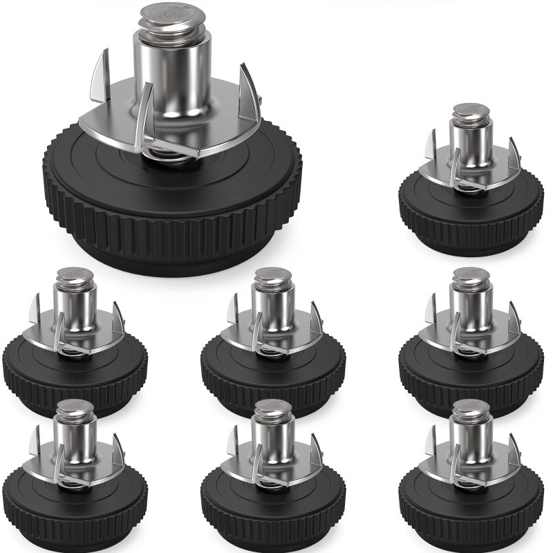 ONEHOME 8 Pack 51618 Stainless Steel Adjustable Threaded Furniture Leg Leveling Feet Screwin Glide LevelersScrew Foot Levelers Screw On Furniture Glide Leveling TableChairFurniture