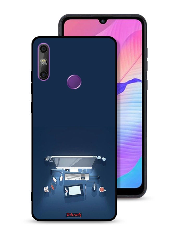 Tolwak Huawei Enjoy 20e Protective Case Cover Computer Desk Art - Image 1