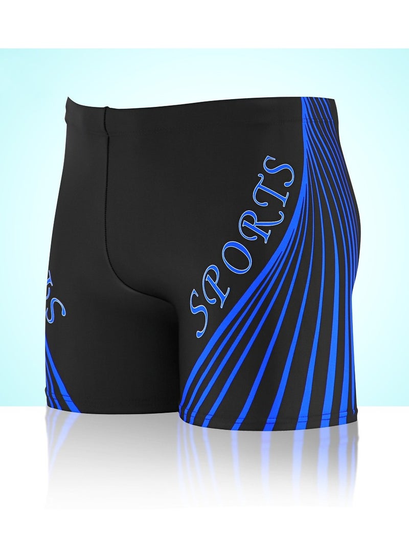 KUYING New High Waisted Flat Angle Swimming Trunks - Image 1