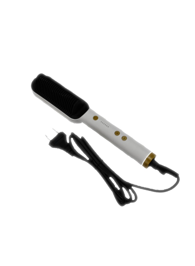 Hair Straightener Hair Straightener Comb Electric Hair Stylers Model No  Fh909, White Colour Hair Straightener - Image 2