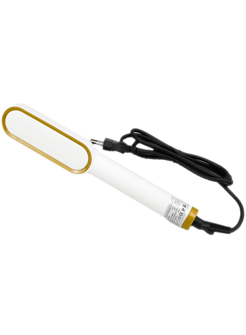 Hair Straightener Hair Straightener Comb Electric Hair Stylers Model No  Fh909, White Colour Hair Straightener - Image 1