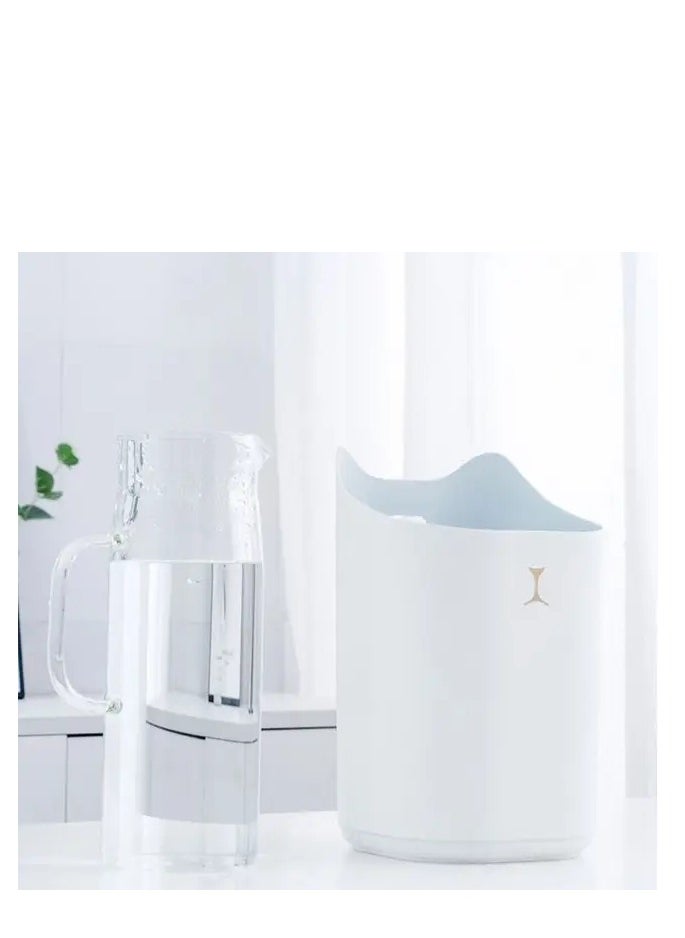 Generic - 3300ml Dual Nozzle Air Humidifier (Lasts Up to 20 Hours) Color Changing Night Light for Home Office, 3 Mist Modes, White - Image 1