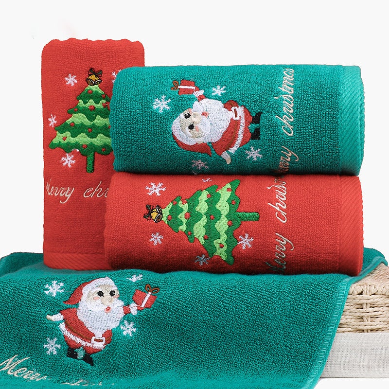 Christmas Gift Box Towel Cotton Towel Gift Box Holiday Gift Towel Christmas Towel - Image 3