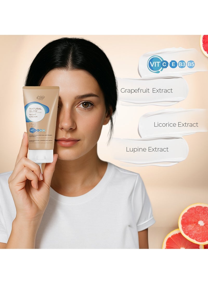 Eva كريم الليل الطبيعي لبشرة متألقة للعناية بالبشرة - Image 4