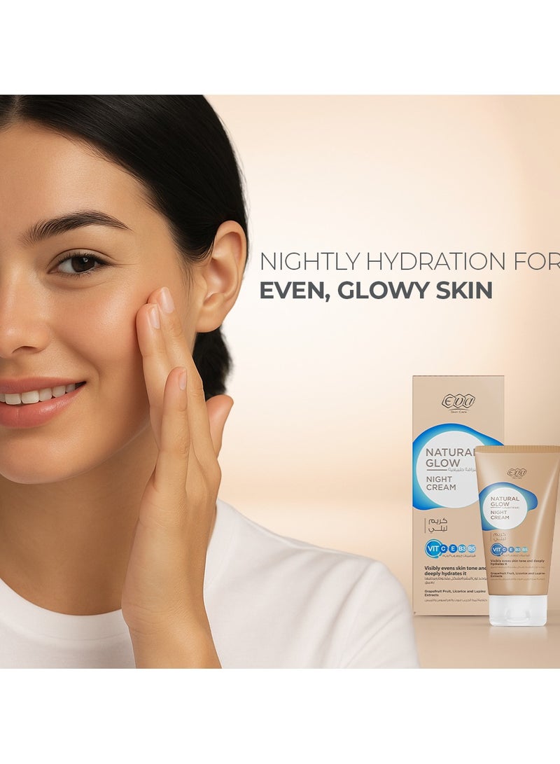 Eva كريم الليل الطبيعي لبشرة متألقة للعناية بالبشرة - Image 2