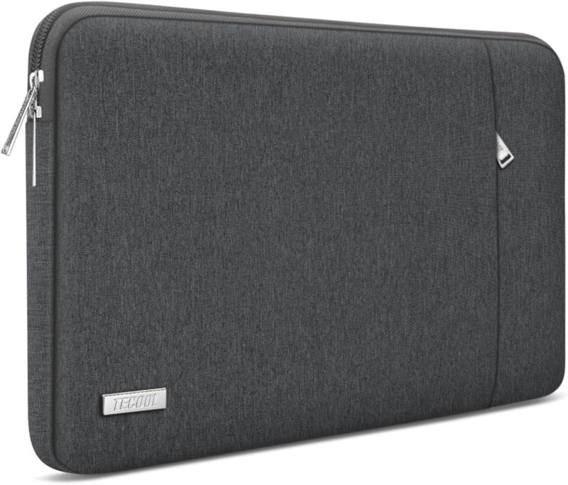 تيكول حقيبة كمبيوتر محمول مقاس 15.6 بوصة، غطاء واقٍ مقاوم للماء لأجهزة HP وDell وLenovo وThinkpad وIdeapad وAcer وASUS وChromebook وSamsung مقاس 15-15.6 بوصة، رمادي فضائي - Image 1