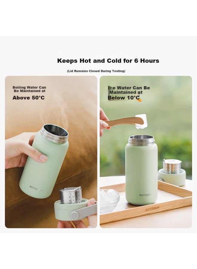 Buydeem Tea Infuser Thermos Cup High-quality Separation Water Bottle Portable Office Outdoor Uni Gift - Image 2