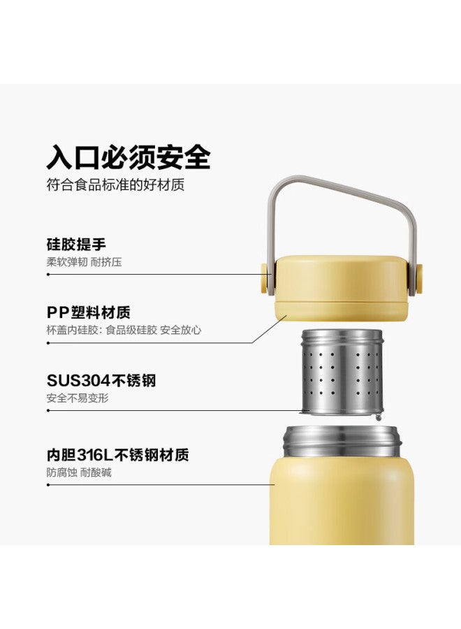 Buydeem Tea Infuser Thermos Cup High-quality Separation Water Bottle Portable Office Outdoor Uni Gift - Image 4