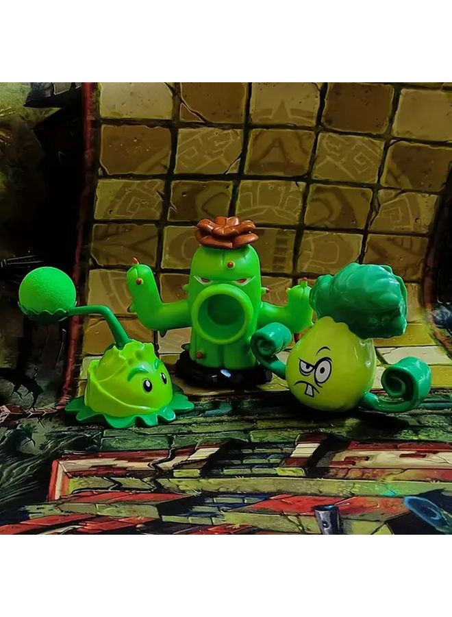 Cactus Queen Flower Rafflesia Plant vs Zombie Toy Set 3pcs - Image 1