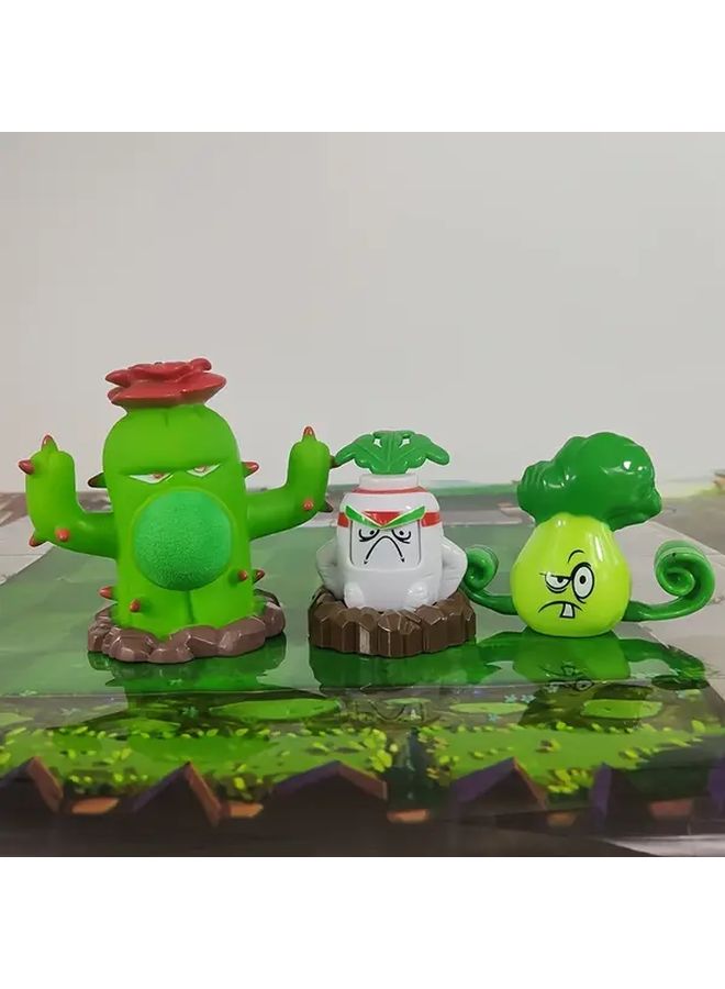 Cactus Queen Flower Rafflesia Plant vs Zombie Toy Set 3pcs - Image 3