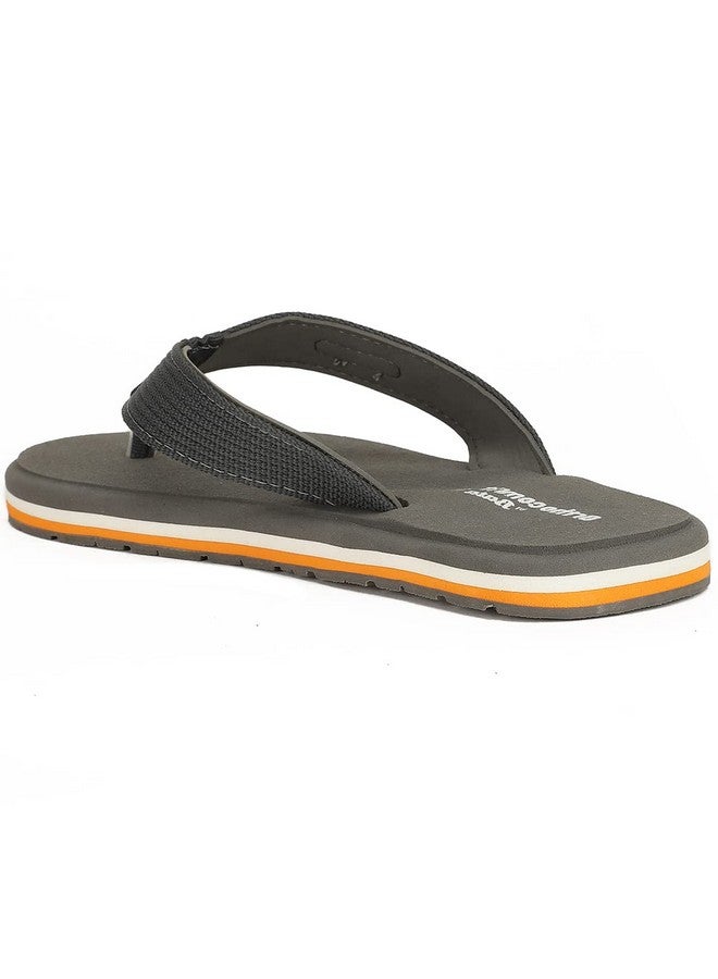 Bata Men ORTHORISE Grey Flip Flops, Size- 10 - Image 3