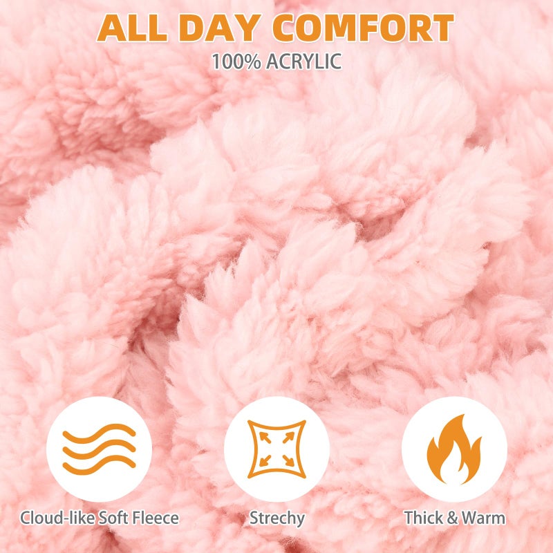 KOOLTAIL Dog Pajamas with Leash D-Ring, Fuzzy Sweater Onesie for Small Dogs, Warm Fleece Pet Jumpsuit Shirt, Lightweight Puppy Cat Pjs Clothes Coat Outfits for Chihuahua, Pitbull, Boy Girl, Pink XS - Image 4