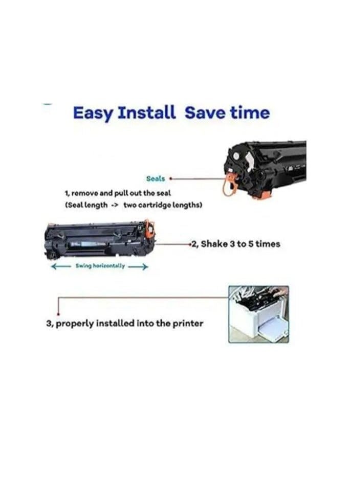 Terabyte 83A Toner Cartridge for LaserJet M127fn M127fw M125a and M225dw Printers - CF283A - Image 1