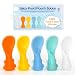 Miniguysa Infant Feeding Essentials Baby Food Pouches Attachable Toppers Seamless NonDrip Spoons for Babys Diet Compatible with Assorted Pouch Forms Perfect for Infants 3 Months Pack of 5 - Image 2