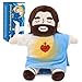 Yelakey Jesus Plush That Breathes Jesus Stuffed Doll with GlowSongs Easter Toy Savior Doll for Church Sunday School Religious Easter Gift for Kids Blue - Image 3