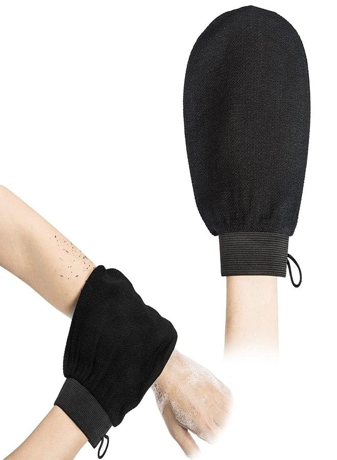 kaqer Shower Scrub Gloves, Exfoliating Mitts Scrubbing Gloves, Bath Gloves Tan Removal, Remove Dead Skin And Dirt,Deep Clean Exfoliating Tool - Image 2