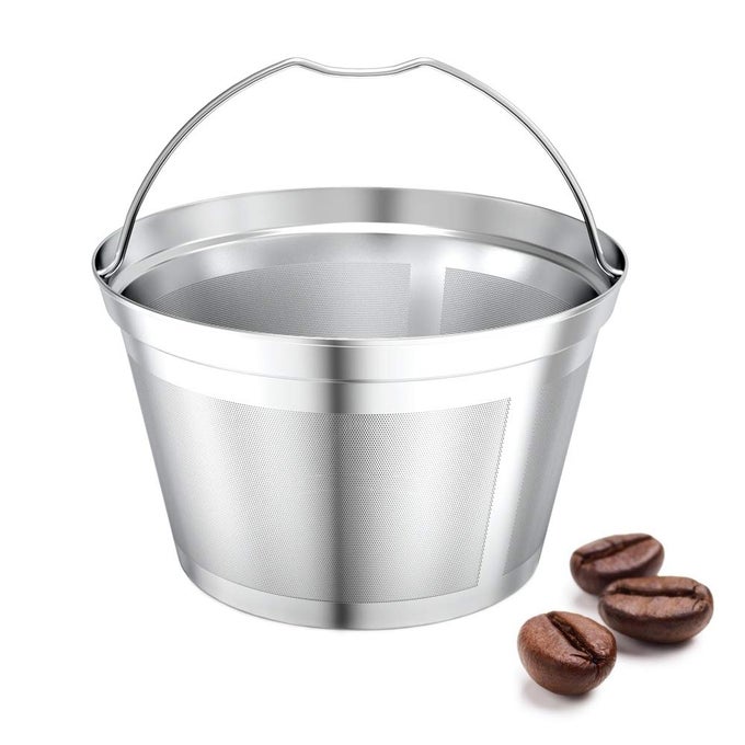 COFFEE FILTER REUSABLE 8 10 12 CUP BASKET REPLACEMENT FILTERSTAINLESS STEEL PERMANENT COFFEE FILTER SUITABLE FOR BUNN COFFEE BREWER