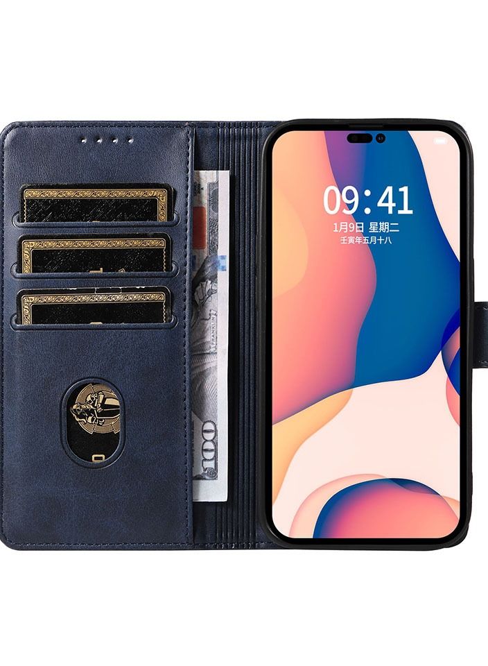 Loquat Suitable For iPhone Solid Color Flip Type Anti-fall Mobile Phone  Case - Image 2