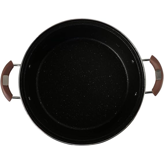 Olpad Olpad Electric Hot Pot with Adjustable Power Control Nonstick Frying Pan with Tempered Glass Lid Electric Hot Pot with Adjustable Power ControlNonstick Frying Pan with Tempered Glass Lid  - Image 3