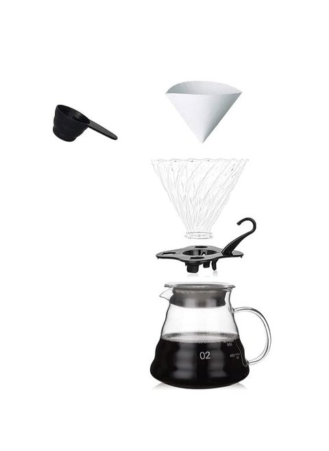 V60 Pour Over Coffee Set Size 02 (600ml)