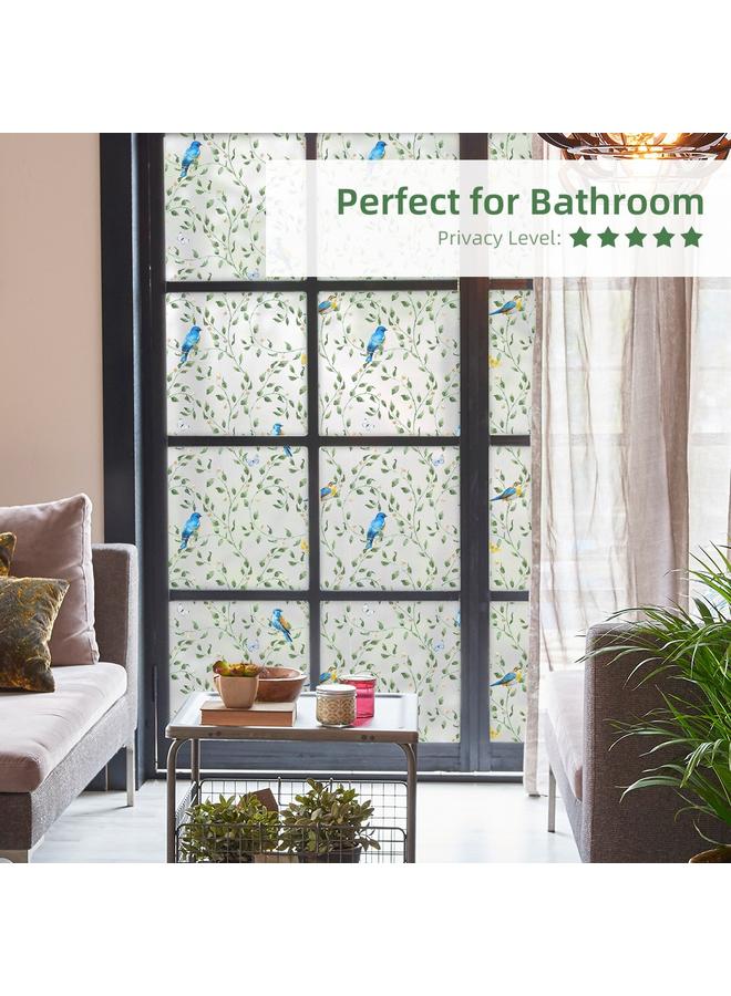 Bluejw Frosted Window Decorative Film Glass Film Anti-peep Anti-light Film Toilet Bathroom Transparent Opaque Window Stickers - Image 5
