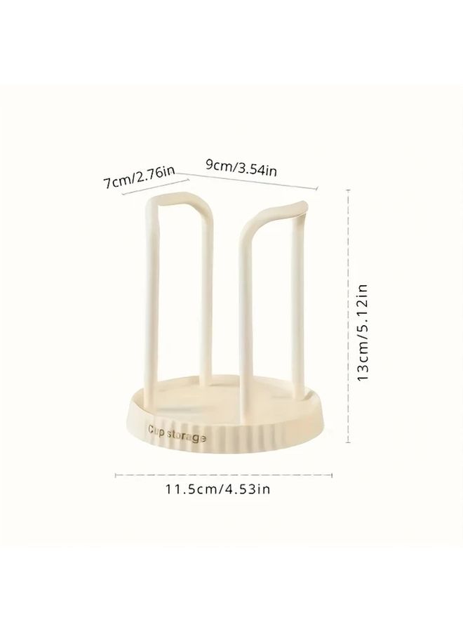 Khaki Disposable Paper Cup Holders Organizer For Home Office Bathroom Vanity - Image 3