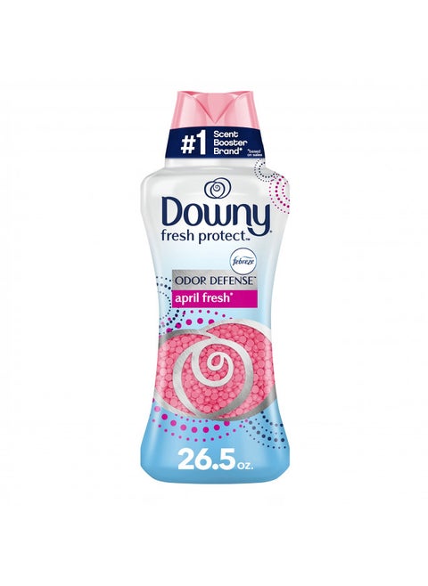 Downy Fresh Protect Laundry Scent Booster Beads for Washer with Febreze Odor Defense, April Fresh, 26.5 oz, Use with Fabric Softener