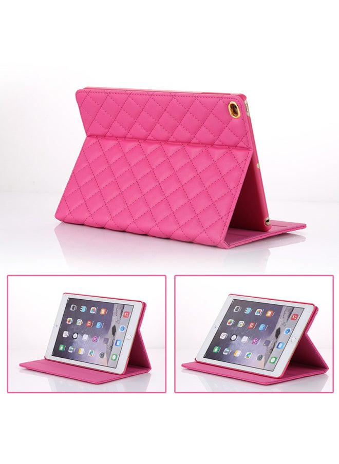 Generic - IPad Air2 Classic Rhomboid Crown Flat Leather Case IPad 9.7 2017 Protective Case Air Flip Bracket Case-Color:More Than 10000-Applicable Model:iPad 2 3 4 - Image 1