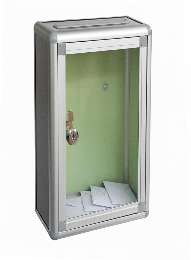 oddpod™ Multipurpose Wall-Mounting Letter Box/Suggestion Box/Complaint Box/Ballot Box/Donation Box with Lock- Transparent - Image 1
