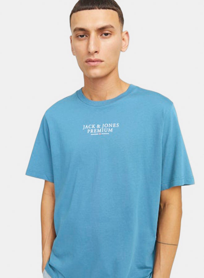 JACK & JONES Mens Bluarchie Crew Neck Tee - Image 2