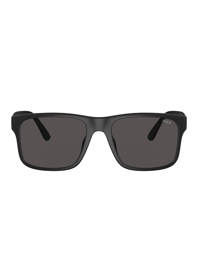 POLO RALPH LAUREN - Men Rectangular Shape Sunglasses - PH4195U 5001/87 57 - Lens Size: 57 millimeter - Image 1