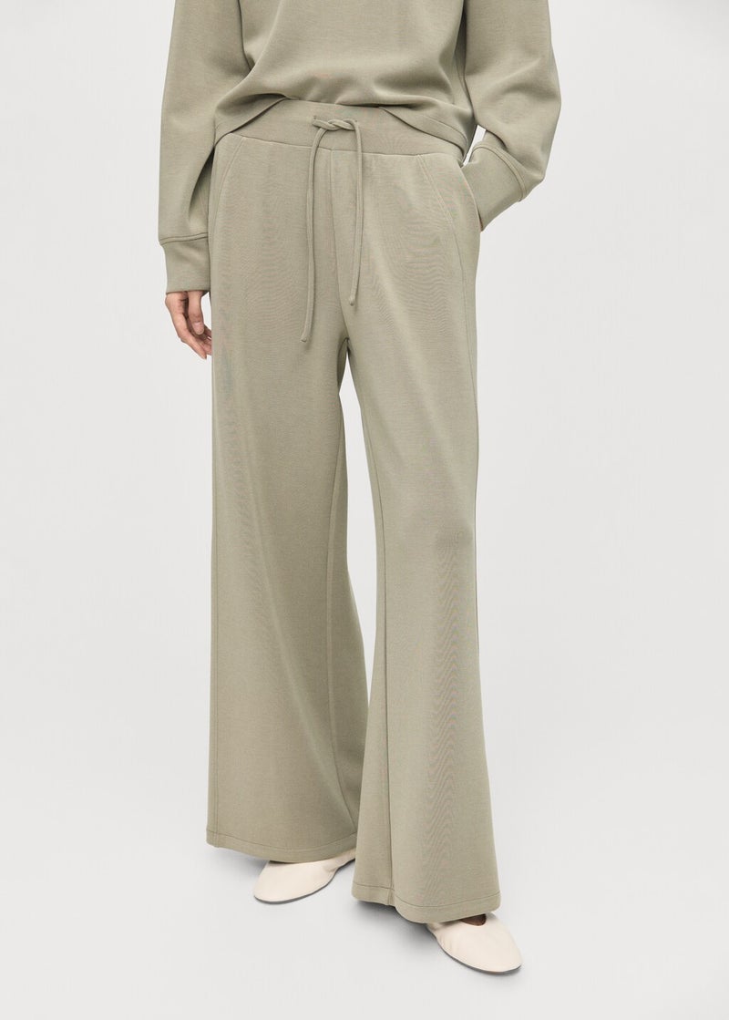 MANGO Drawstring jogger trousers - Image 1
