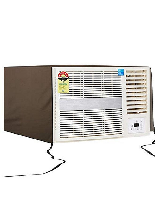 The Furnishing Tree Window AC Cover 1 ton Waterproof and dustproof Polyester Beige Color - Image 3