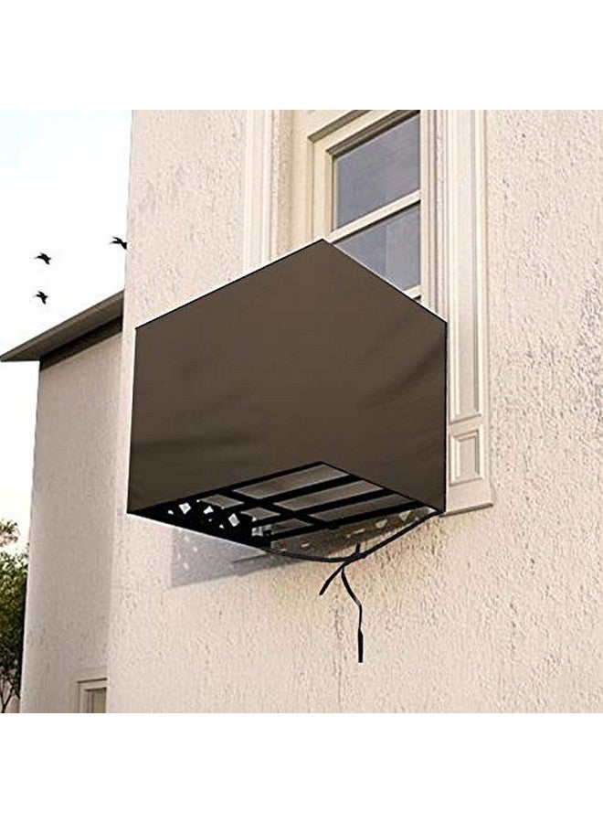 The Furnishing Tree Window AC Cover 1 ton Waterproof and dustproof Polyester Beige Color - Image 1