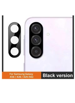 ماركة غير محددة for Samsung Galaxy A56 / A36 / A26 Camera Lens Protector, Individual Metal Ring Tempered Glass Lens Cover, [Strong Adsorption] Scratch Resistant...  - Image 3
