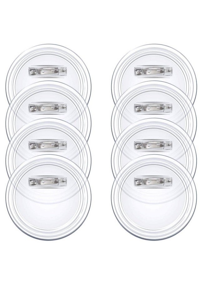 Bignc 20 Set Clear Button Pins For Crafts， Plastic Button Making Kit Blank Button Pins Bulk Make Your Own Buttons Badge Maker Diy Crafts，Photo Buttons Make Your Own Buttons(2.36 Inch) - Image 1