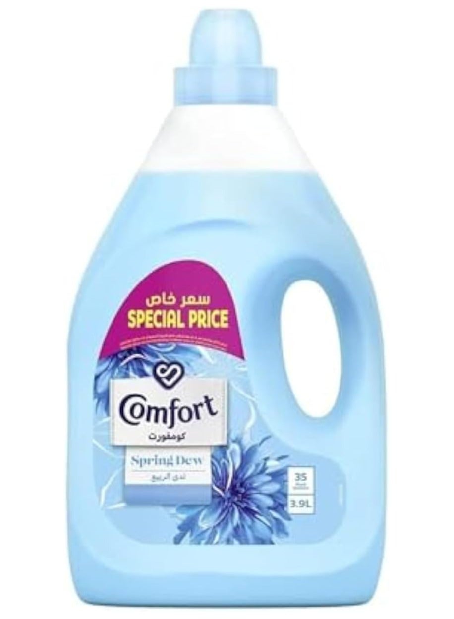 Comfort Fabric Softener Spring Dew Value Pack 3.9 Litres