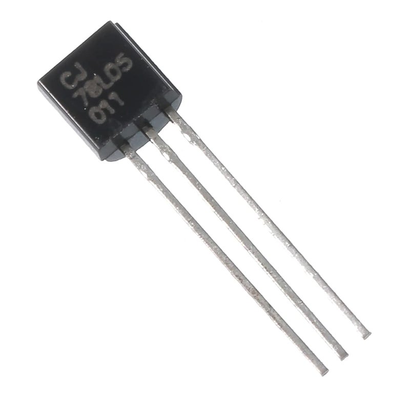 Bridgold 10 قطع CJ78L05 78L05 منظم جهد ثلاثي الأطراف ، TO-92 - Image 3