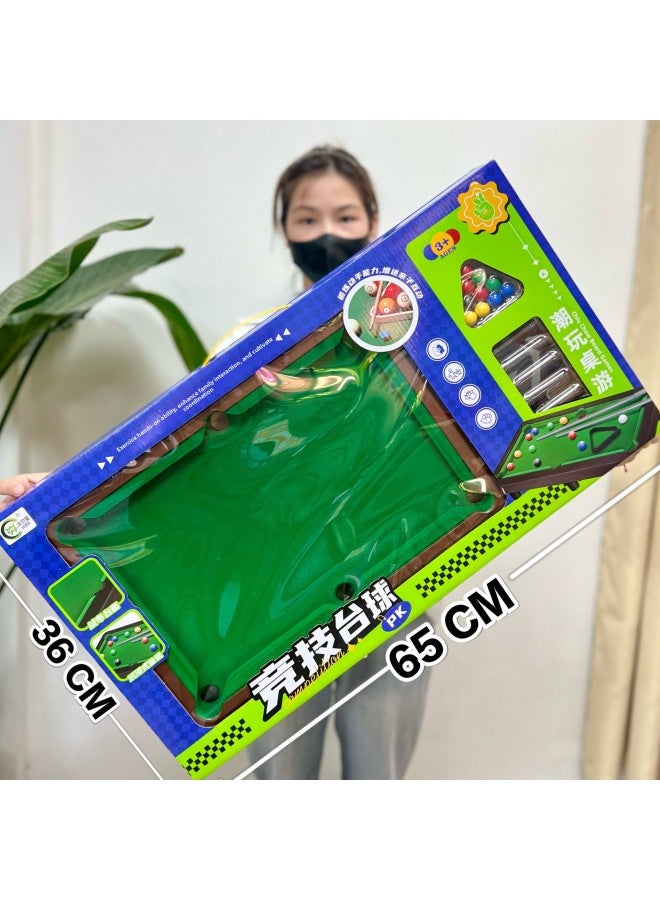 Children's Pig Billiard Table Toy Double Interactive Simulation Mini Cartoon Billiard Table Set Toy Stall Hot Sale