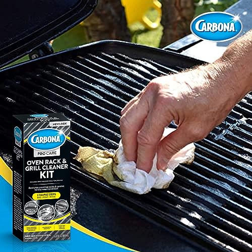 CARBONA منظف رف الفرن والشواية من كاربونا | يقضي على الدهون السميكة والتراكمات | حل تنظيف الشواية والشواء | 16.8 أونصة سائلة، عبوة واحدة - Image 2