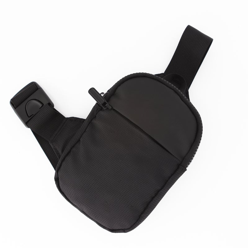 Men's Crossbody Bag, Oxford Fabric, Lightweight Waterproof, Black - Image 4