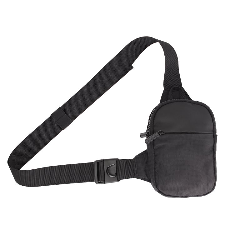 Men's Crossbody Bag, Oxford Fabric, Lightweight Waterproof, Black - Image 1